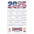 3.84" x 6.6" Flag Calendar Magnet