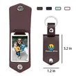 Genuine Leather Mini Multifunctional Keychain Photo Album