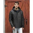 Unisex hooded quilted jacket