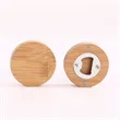 Wooden Round Beer Bottle Opener