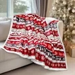 Premium Christmas Sherpa Throw Blanket 50"x60"