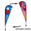 Tear Drop 8 ft. Height Carbon Fiber Kit - Double Sided