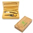 Bamboo Wine Tool Set - Stopper and Corkscrew