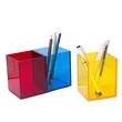 2.7" * 2.7" *3.9" Desktop Transparent Acrylic Pen Holder