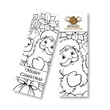 Merry Christmas Santa Coloring Bookmark