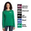 Ladies Long Sleeve Core Cotton Tee.