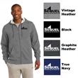 Unisex Sport-Tek Full-Zip Hooded Sweatshirt.