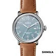 Shinola® Runwell Watch - Stone Blue/Tan