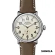 Shinola® Runwell Watch - Cream/Brown