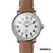 Shinola® Runwell Watch - White/Tan