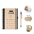 Recycled Solar Calculator with Pen, Notepad and Flags