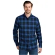 Eddie Bauer Long Sleeve Favorite Flannel Plaid Shirt