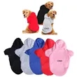 Solid Color Polyester Dog Hoodie Pet Clothes