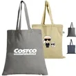 12 oz Recycled Sturdy Heather Cotton Canvas Tote Bag 15"x16"