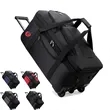 Rolling Duffel Bag Wheeled  Suitcase Luggage