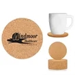 4 inch Round Cork Coaster