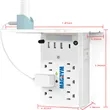 Wall Outlet Extender with Surge Protector