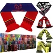 57"x6.7" Jacquard Acrylic Knit Sports Scarf