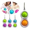 Mini Fidget Release Stress pop Toys Lovely Bags Keychain