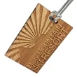 Custom Laser Etched Bamboo Bag Tags