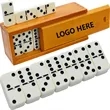 Double Six Standard Dominos Set 28 Tiles With Wood Case