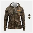 Mossy Oak® Women's 8.2 Oz Full Zip Hoodie w/ Kangaroo Pocket