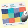 Vynex® Heavy Duty 7.5 x 8 x 1/8 Hard Calendar Mouse Pad