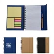 Lined Spiral Paper Notebook With Sticky Notes