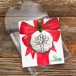 Small Round Metal Christmas Ornament