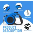 Retractable Dog Leash Auto Tractor Tape