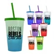 22 Oz. Cool Color Change Straw Tumbler