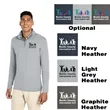 Men's Heathered Eco-Logic Stretch Quarter Zip