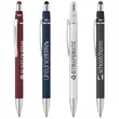 Orbit Spinner Chrome Metal Pen with Stylus