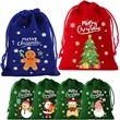 Flannel Drawstring Christmas Gift Bag