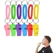 Plastic Sport Whistle with Stretchable Coil Wrist