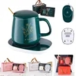 Coffee Warmer for Desk, with Mug Set