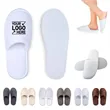 Non-Slip Closed-Toe Premium Coral Fleece Hotel Slippers