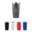 20 Oz. Sip Tek Powder Coated Tumbler with Clear Slide Lid 1C