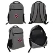 15.6 inch Laptop Backpack in Premium Melange Light Grey