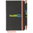 Miller Softy Rose Gold Notebook & Tres-Chic Pen Gift Set