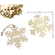Christmas Decorative Snowflake Wood Ornament