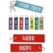 Personalized Custom Double Sides Embroidered Key Tag