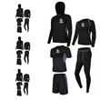 Men's Five-Piece Sportswear Set - Athletic, Comfortable