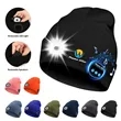 Wireless Music LED Light Beanie Hat with Bluetooth Speaker