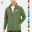 Men's rPET Full Zip Fleece Jacket W/ Wrinkle Resistance