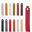 Colorful Laser Leather Keychains PU