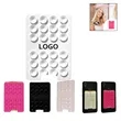 Dual-Purpose Silicon Phone Card Holder with Suction Cup
