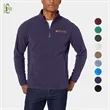 Men's rPET Quarter Zipper Fleece Pullover Wrinkle Resistance