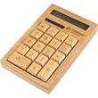 Eco Portable Solar Home Business Desktop Bamboo Calculators