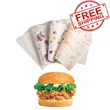 Customized Food Wrapping Wax Paper Basket Liner Deli Wrap